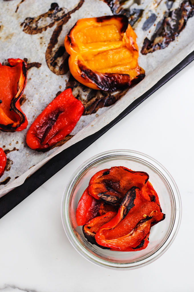 自製烤甜椒 how to roast bell pepper