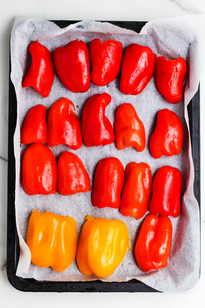 自製烤甜椒 how to roast bell pepper