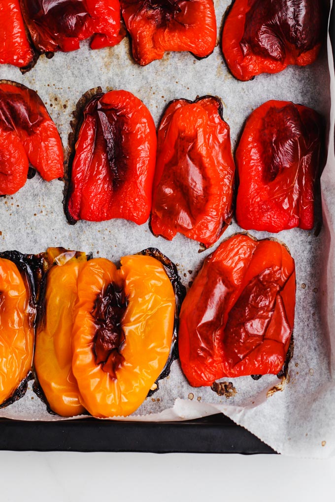 自製烤甜椒 how to roast bell pepper