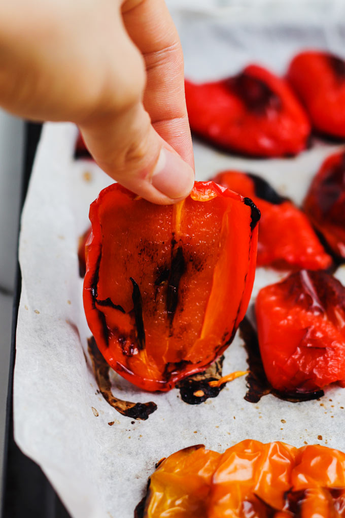 自製烤甜椒 how to roast bell pepper