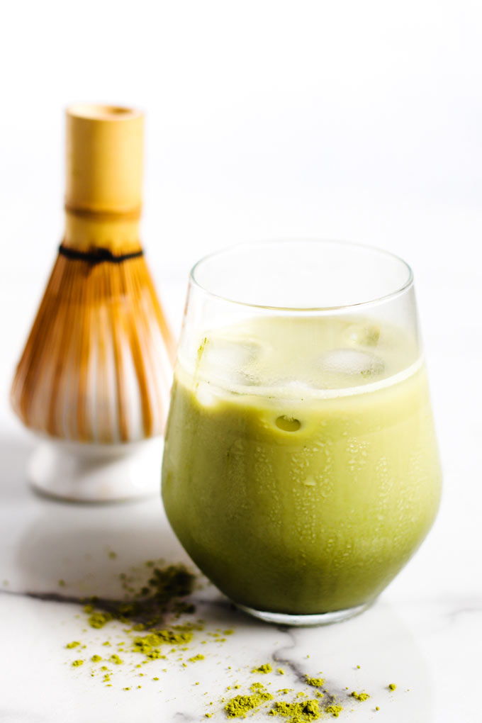 Starbucks Copycat Matcha Iced Green Tea - Its a Hero