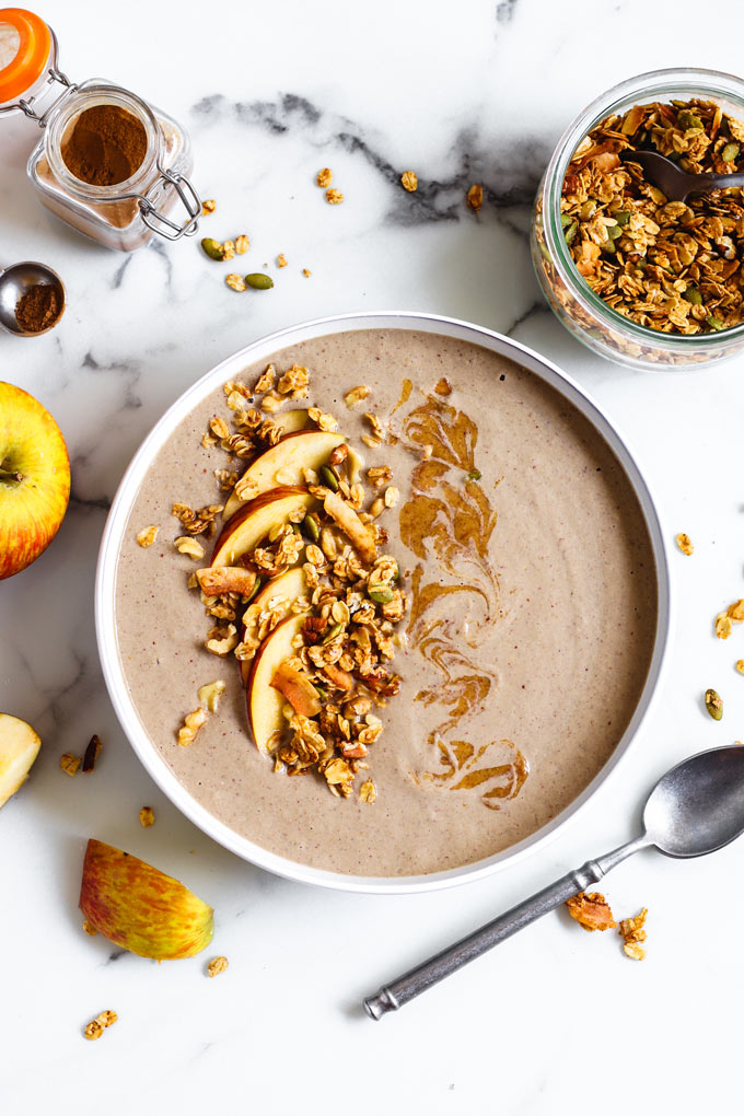 蘋果派果昔碗 (5 樣食材) Apple Pie Smoothie Bowl 4 蘋果派果昔碗 Apple Pie Smoothie Bowl