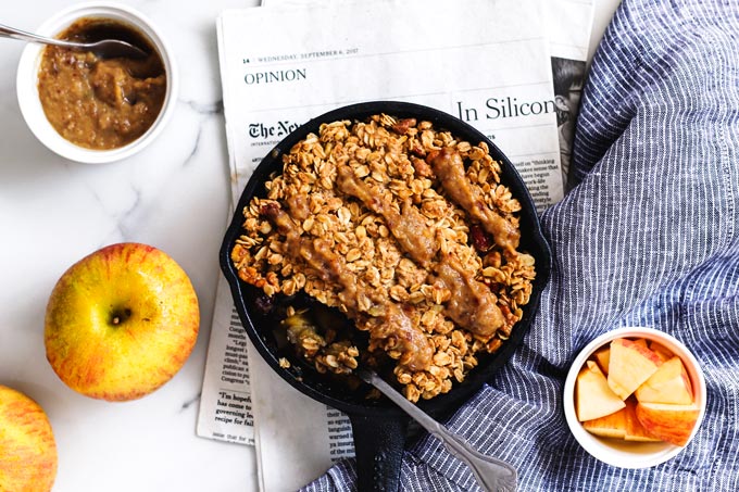 Vegan Apple Crisp (gluten-free)