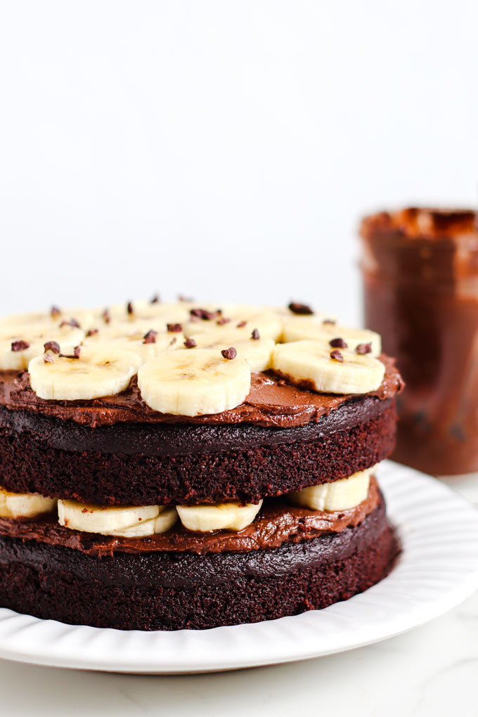 Vegan Gluten-Free Layered Chocolate Cake 3 Vegan Gluten-Free Layered Chocolate Cake