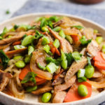 炒菇韓式拌冬粉 Asian Stir-fry Glass Noodles with Mushroom