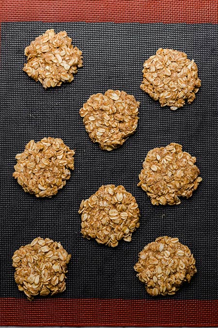 4 樣食材! 全素燕麥餅乾 (無麵粉) Vegan Gluten-Free Oatmeal Cookies