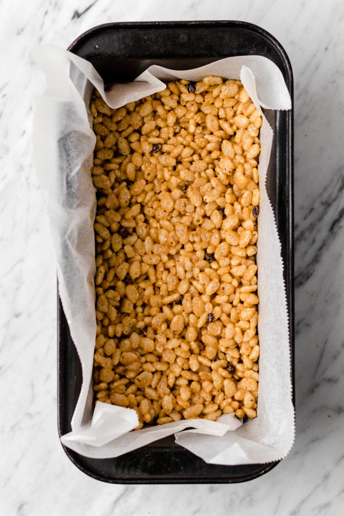 花生醬米香脆塊/美式沙琪瑪 (4樣食材) Peanut Butter Rice Krispies Treats 5 花生醬米香脆塊/美式沙琪瑪 Peanut Butter Rice Krispies Treats