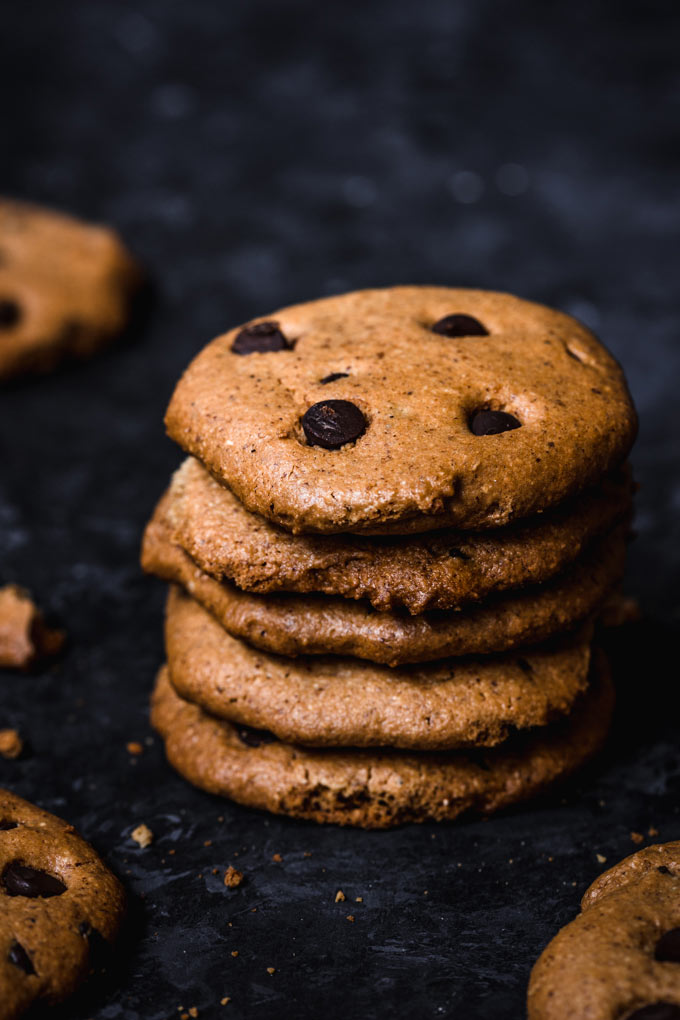 全素中東芝麻醬巧克力豆餅乾 (無麩質, 8 樣食材) Vegan Tahini Chocolate Chip Cookies 2 全素中東中東芝麻醬巧克力豆餅乾 Vegan Tahini Chocolate Chip Cookies