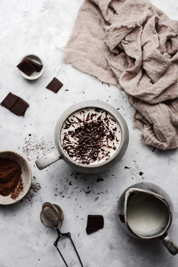 濃郁植物奶熱巧克力 (5 樣食材) Creamy Vegan Hot Chocolate 5 濃郁植物奶熱巧克力 Creamy Vegan Hot Chocolate