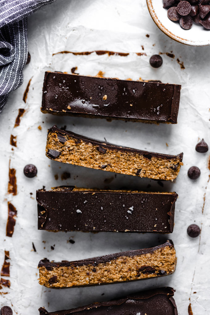 簡單全素餅乾麵團棒 (5 樣食材, 無堅果) Vegan Cookie Dough Bars 2 簡單全素餅乾麵團棒 Vegan Cookie Dough Bars