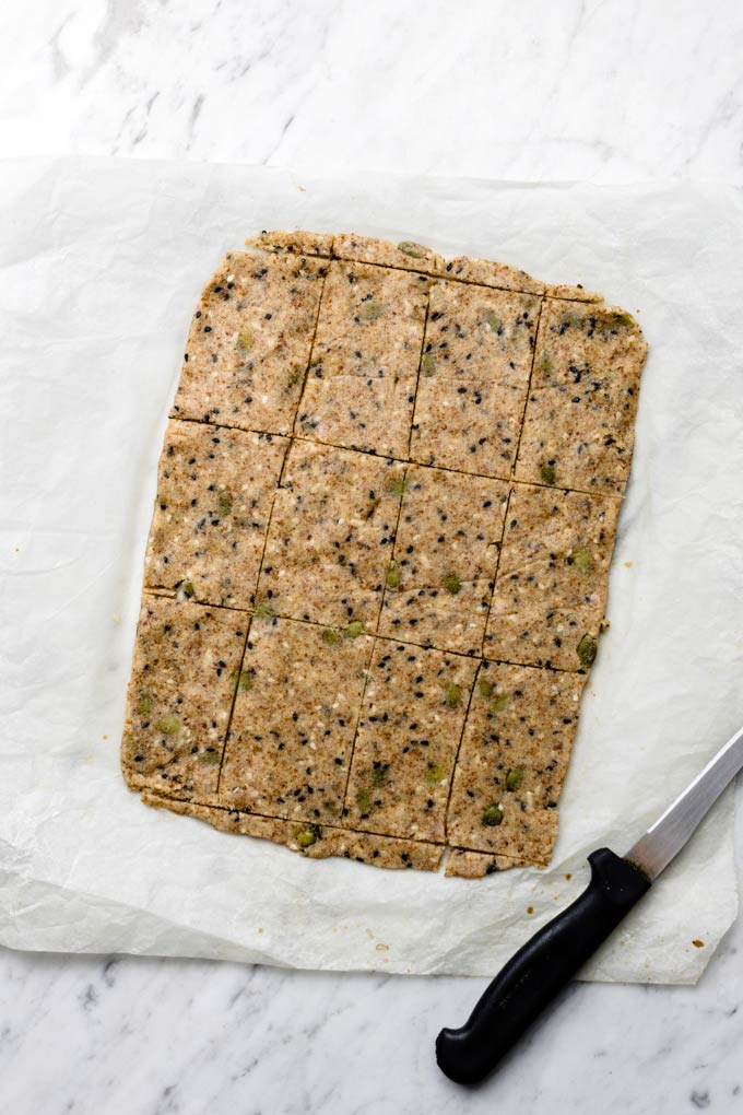 多種籽杏仁木薯脆餅 (全植物,無麩質) Multiseed Almond Cassava Crackers 7 多種籽杏仁木薯脆餅 (全植物,無麩質) Multiseed Almond Cassava Crackers