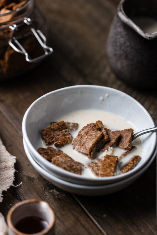 Vegan Copycat Golden Grahams Cereal (9 Ingredients) Barrel Leaf 桶子葉