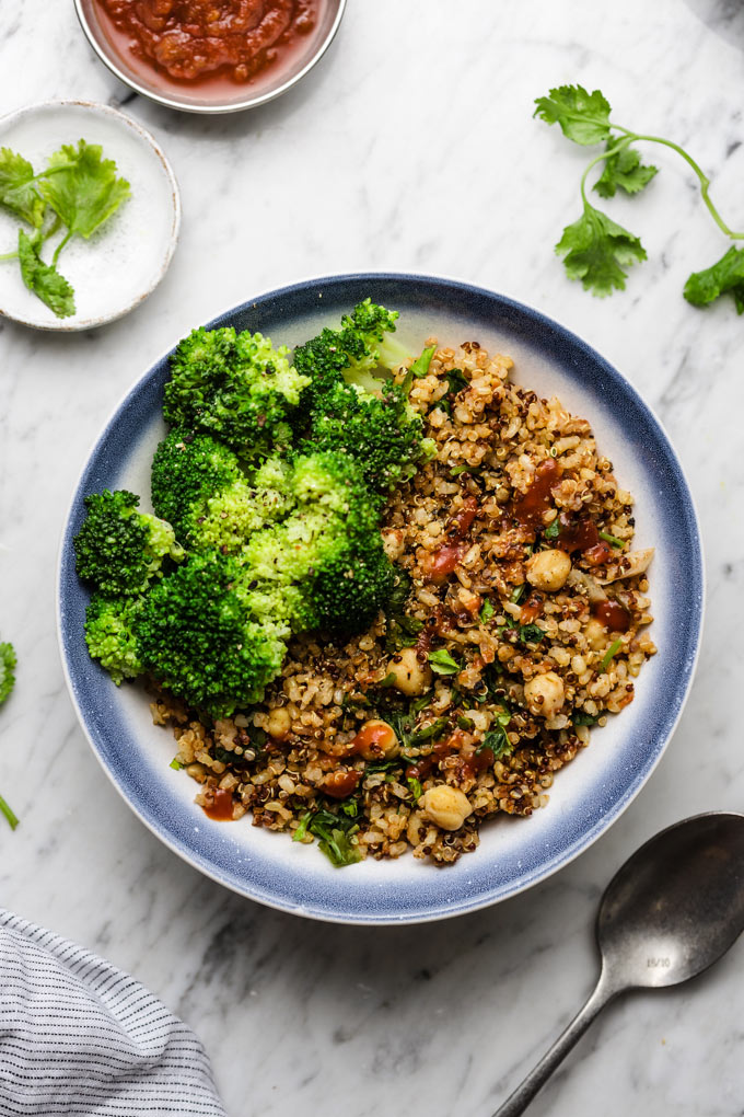 鷹嘴豆莎莎藜麥飯 Chickpea Salsa Quinoa Rice