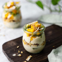 芒果奇異果夏季優格芭菲 Mango Kiwi Summer Yogurt Parfait