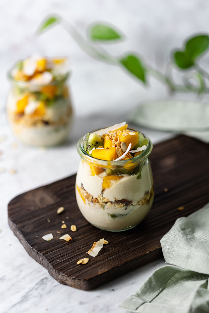 芒果奇異果夏季優格芭菲 Mango Kiwi Summer Yogurt Parfait