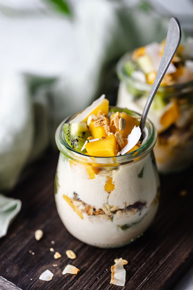 芒果奇異果夏季優格芭菲 Mango Kiwi Summer Yogurt Parfait