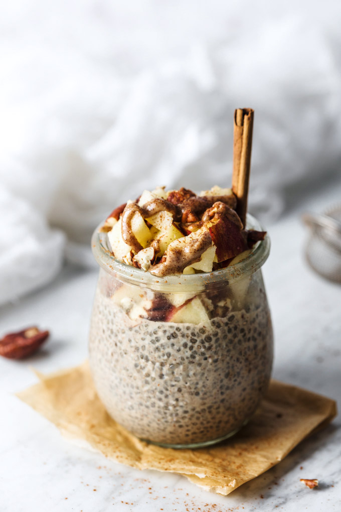 蘋果派奇亞籽布丁(6 樣食材)Apple Pie Chia Pudding 5 蘋果派奇亞籽布丁 Apple Pie Chia Pudding