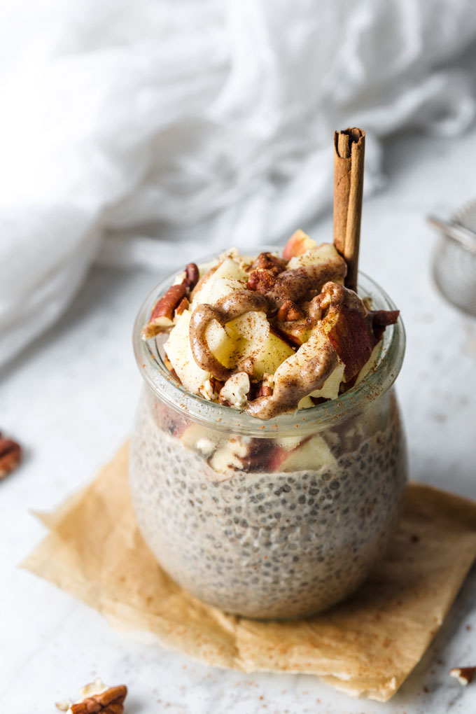 蘋果派奇亞籽布丁 Apple Pie Chia Pudding