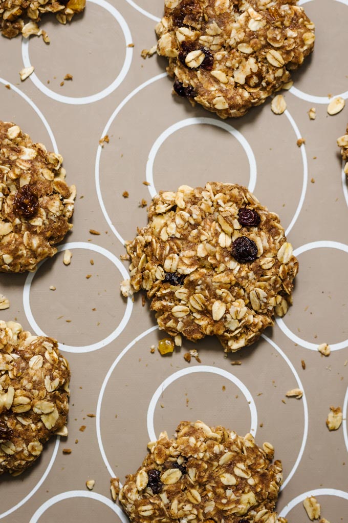 純素香料燕麥餅乾 (充滿冬天節慶風味!) Vegan Spiced Oatmeal Cookies 7 純素香料燕麥餅乾 Easy Vegan Spiced Oatmeal Cookies