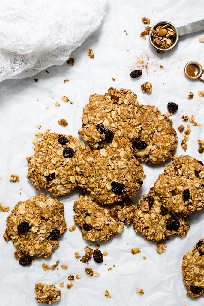 純素香料燕麥餅乾 Easy Vegan Spiced Oatmeal Cookies