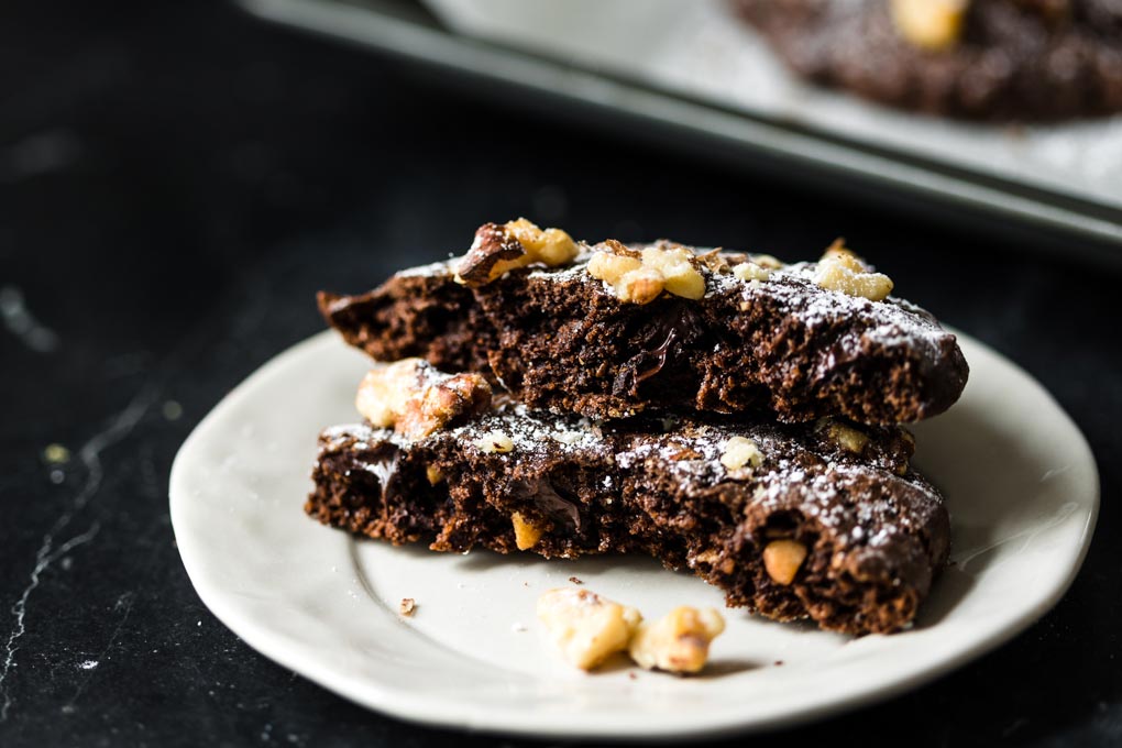 純素巧克力布朗尼餅乾(無麩質) Vegan Chocolate brownie cookies (Gluten-free)