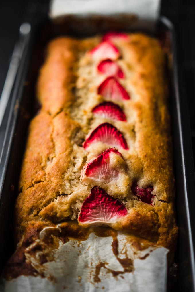 純素草莓香蕉蛋糕 Vegan Strawberry Banana Bread