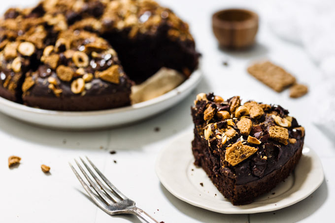 純素香料薑味巧克力布朗尼蛋糕 Vegan Spiced Giginer Chocolate Brownie Cake