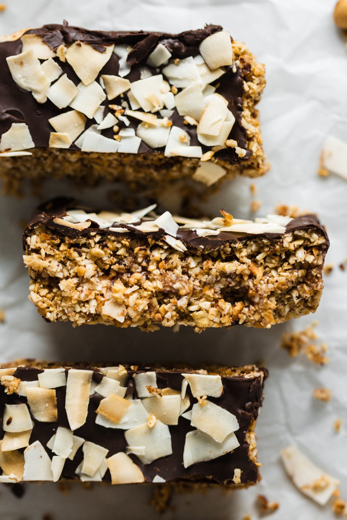 免烤純素燕麥萊明頓點心棒 (8 樣食材) No-bake Vegan Oat Lamington Energy Bars 2 免烤純素燕麥萊明頓點心棒 (8 樣食材) No-bake Vegan Oat Lamington Bars