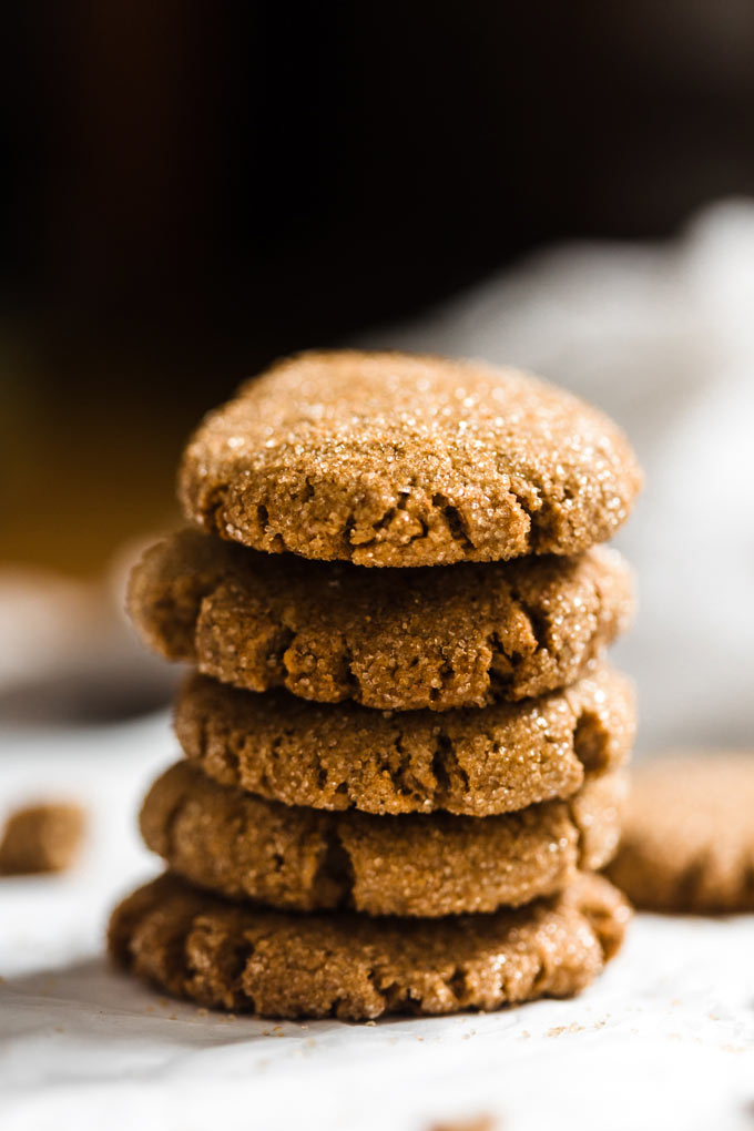 1-Bowl Crunchy Whole Wheat Ginger Cookies (Vegan) 7 全麥薑味餅乾 Crunchy Whole Wheat Ginger Cookies