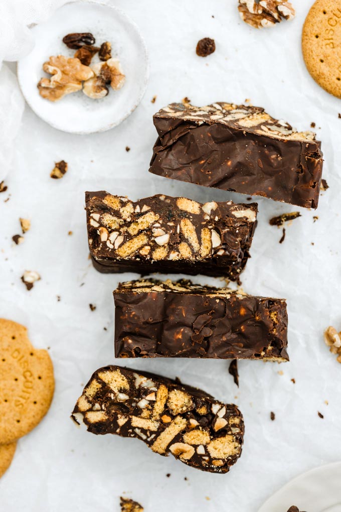 純素巧克力消化餅乾蛋糕 Chocolate Biscuit Cake