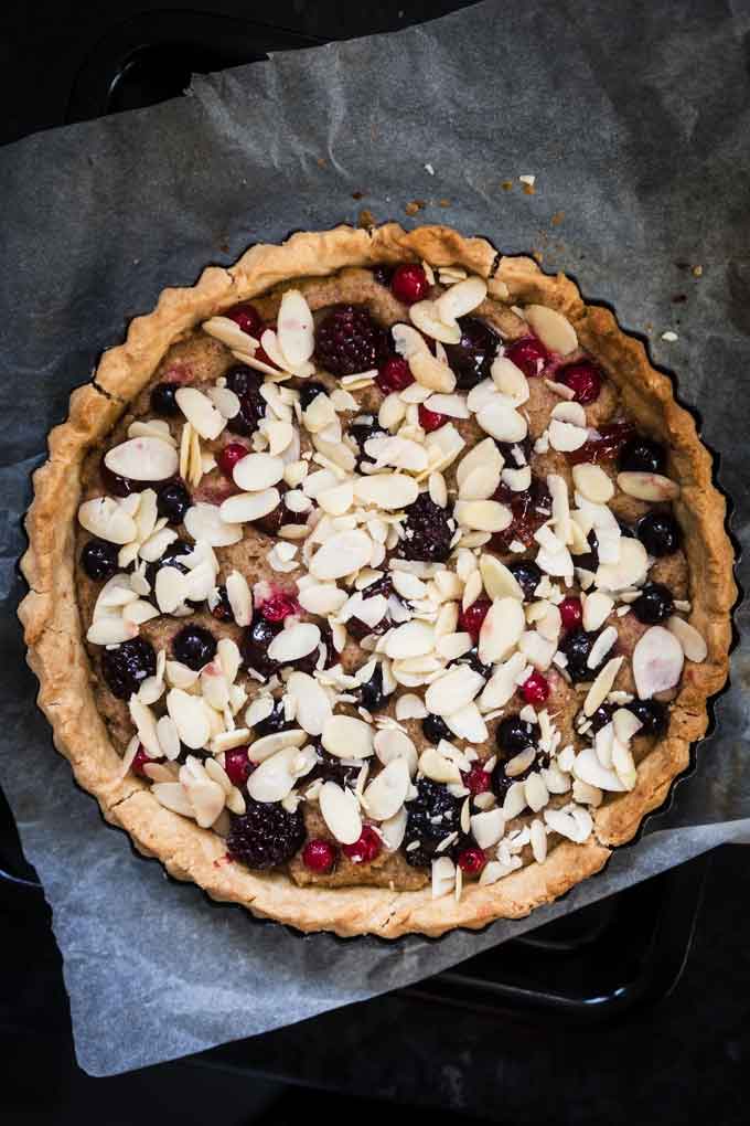 純素杏仁櫻桃塔 (無麩質) Vegan Cherry Bakewell Tart