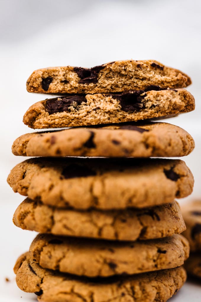 全素巧克力豆椰子細粉餅乾 (無麩質) Vegan Chocolate Chip Coconut Flour Cookies