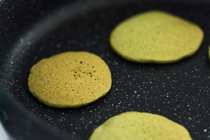 純素抹茶鬆餅 (無麩質) Vegan Matcha Pancakes