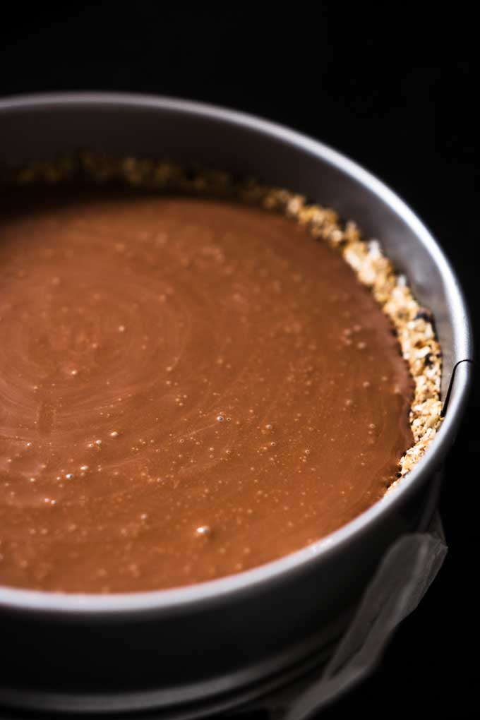 No-Bake Vegan Chocolate Custard Tart (No Coconut milk, No Tofu) 6 免烤純素巧克力卡士達塔 No-Bake Vegan Chocolate Custard Tart