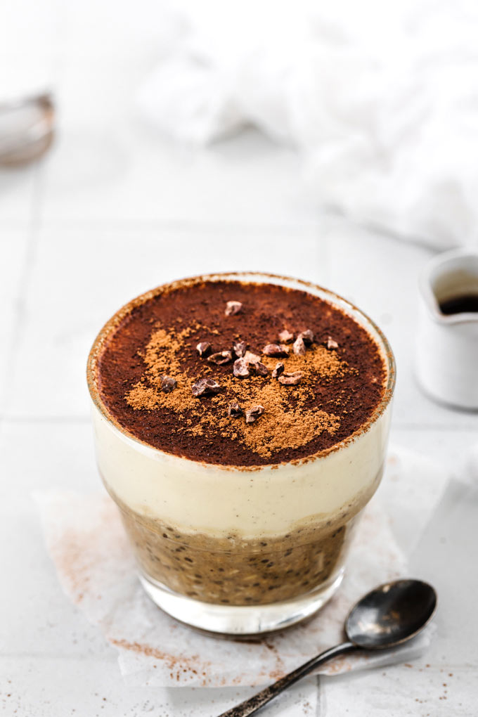 純素提拉米蘇隔夜燕麥 Vegan Tiramisu Overnight Oats