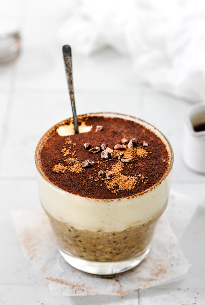 純素提拉米蘇隔夜燕麥 Vegan Tiramisu Overnight Oats