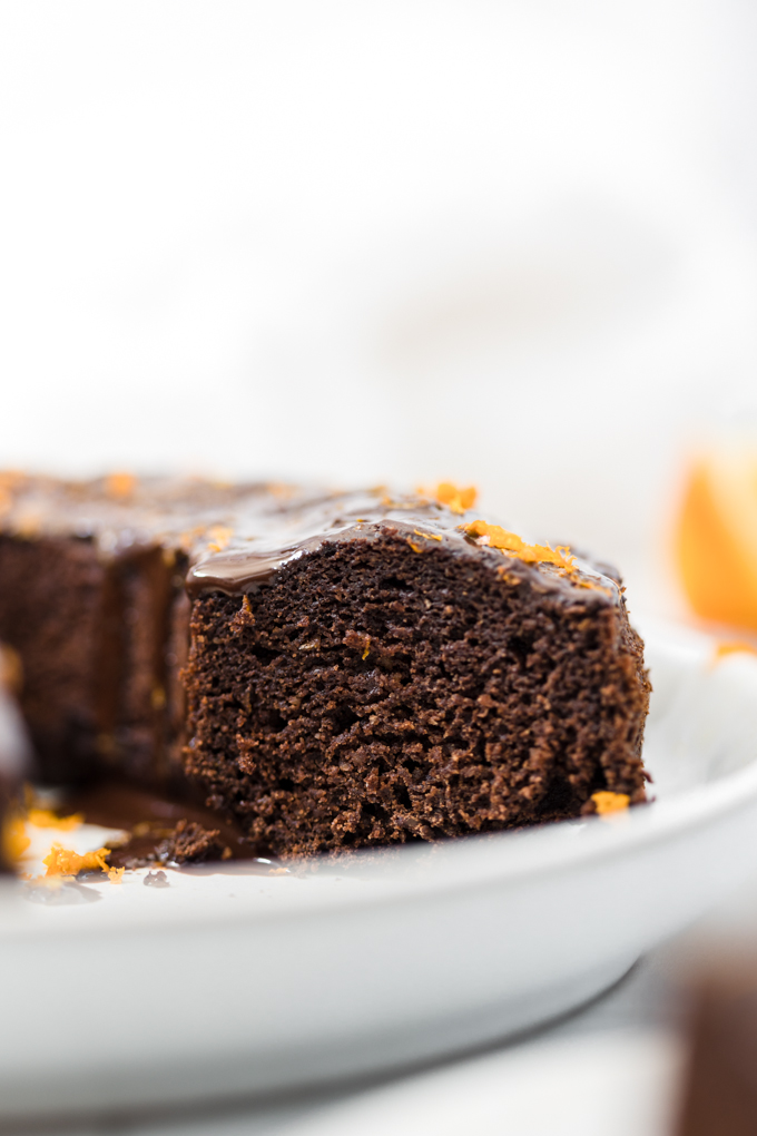 純素香橙巧克力蛋糕 (無麩質, 無加糖) Vegan Orange Chocolate Cake (Gluten-free, Sugar-free)