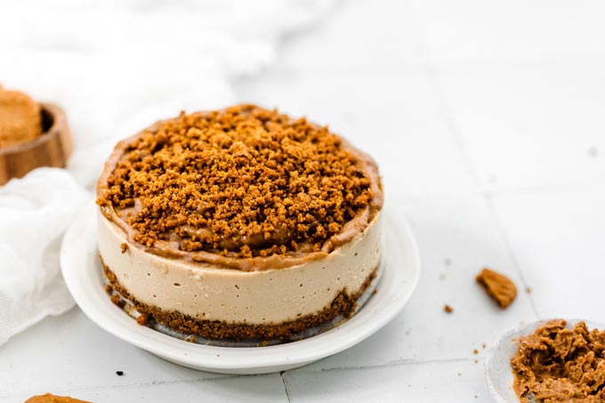 全素焦糖餅乾抹醬起司蛋糕 (免烤) Vegan Lotus Biscoff Cheesecake