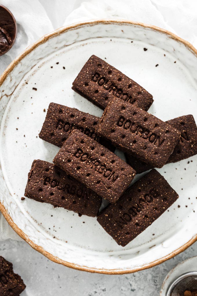 純素波本可可夾心餅乾 (無麩質) Homemade Vegan Bourbon Biscuits