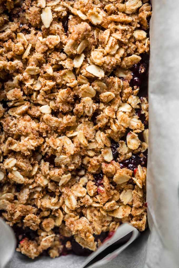 How to Make Vegan Blackberry Breakfast Bars (Gluten-free)