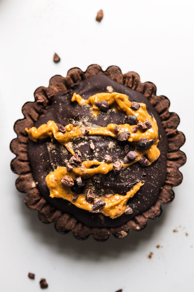 Vegan Chocolate Protein Tart (No-bake) 3 免烤全素高蛋白巧克力乳酪蛋糕塔 Vegan Chocolate Protein Tart