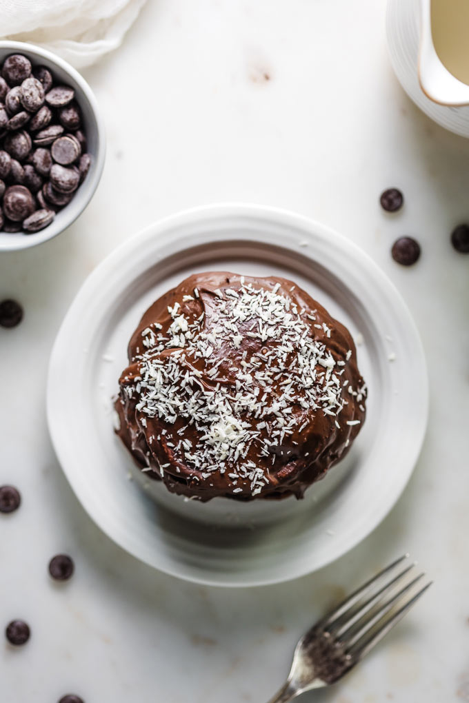 Vegan Double Chocolate Pancakes (Gluten-free)