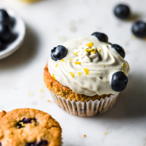 全素檸檬藍莓杯子蛋糕 (無麩質) Vegan Lemon Blueberry Cupcakes