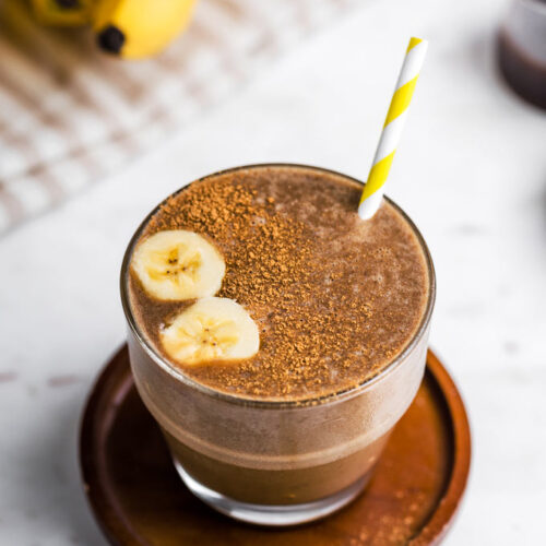 Protein Banana Coffee Smoothie (Vegan) - Barrel Leaf 桶子葉