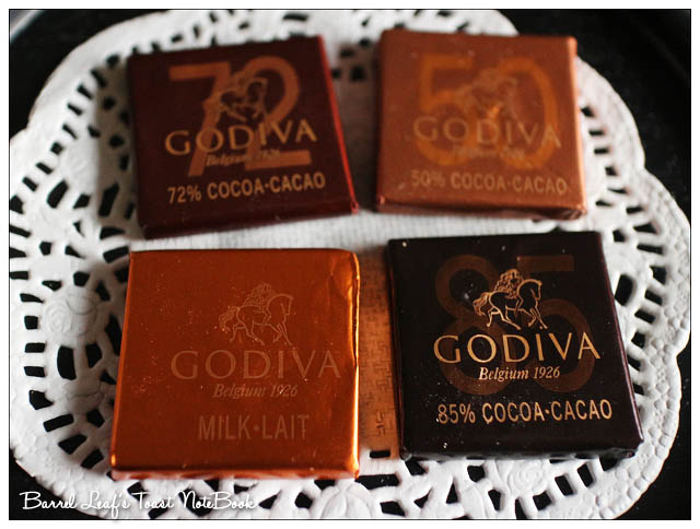 【禮盒】GODIVA．片裝巧克力 -- 精品級 不同% 不同滋味