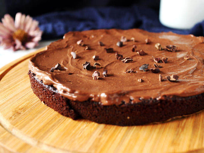 全素無粉藜麥巧克力蛋糕 Vegan Flourless Quinoa Chocolate Cake (4)